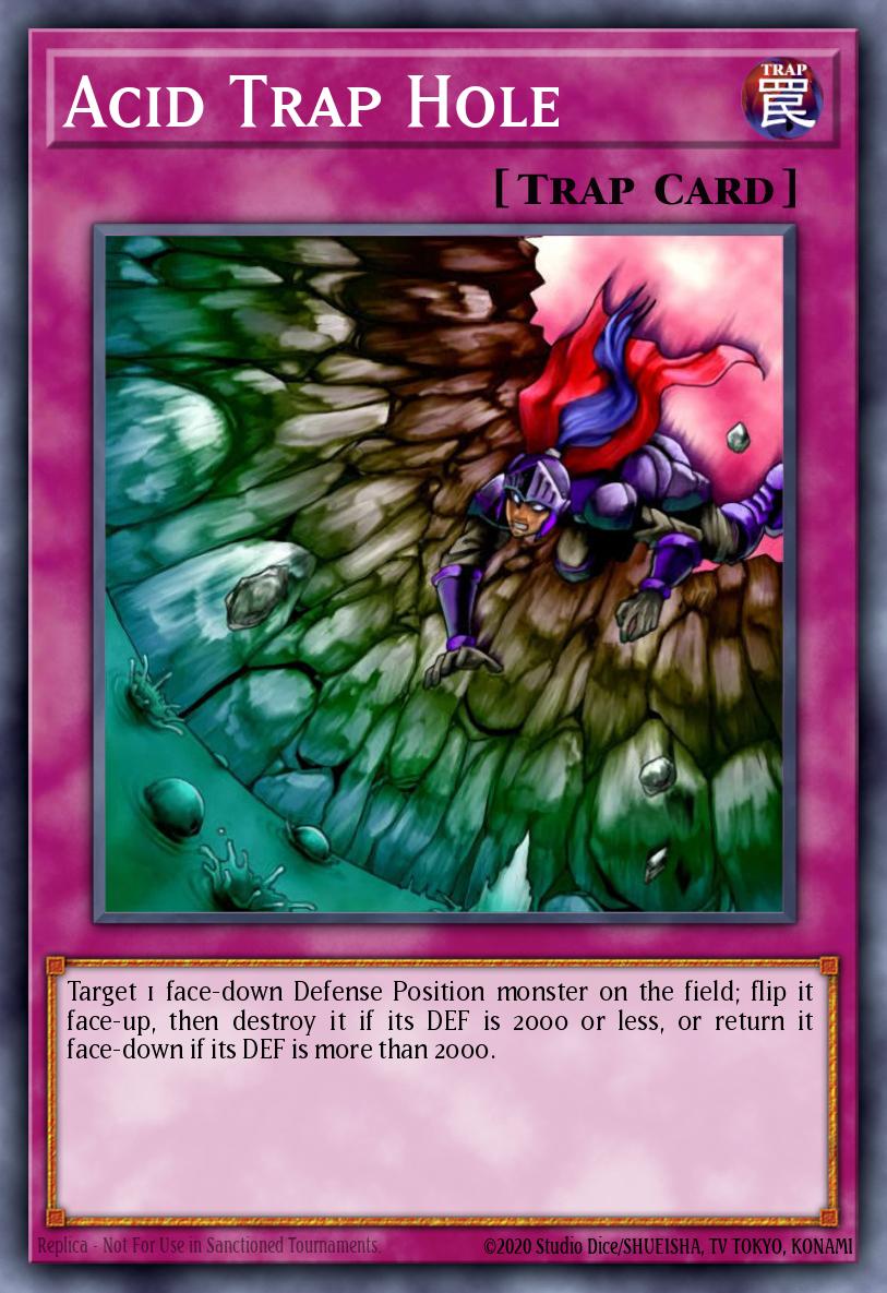 Acid Trap Hole